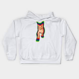 lilac burmese cat with yellow eyes Kids Hoodie